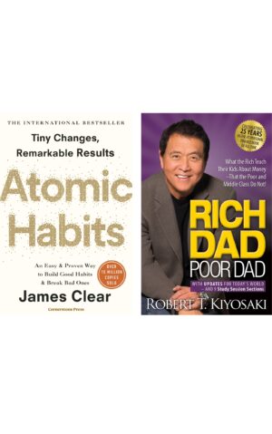 Combo of 2 Bestselling Books: Atomic Habits + Rich Dad Poor Dad