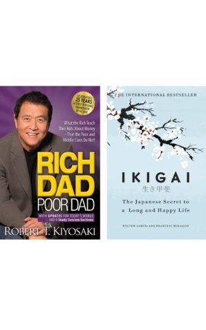 Combo of 2 Bestselling Books: Rich Dad Poor Dad + Ikigai