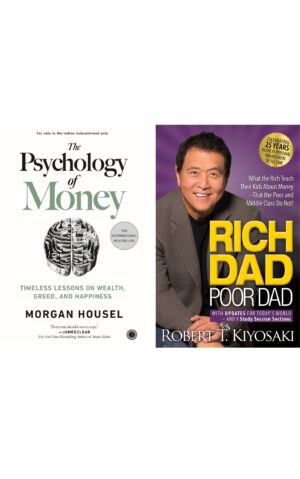 Combo of 2 Bestselling Books: The Psychology of Money + Rich Dad Poor Dad