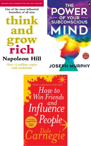 Combo of 3 Books: Think and Grow Rich The Power of Your Subconscious Mind How to Win Friends and Influence People